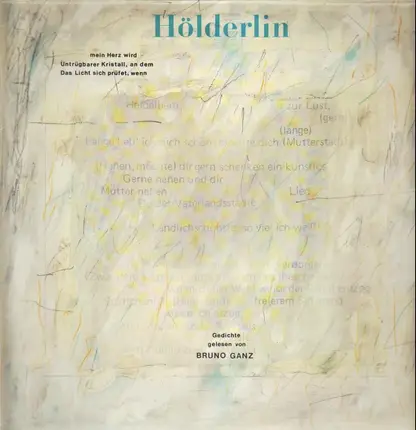 Hölderlin - Gedichte, gelesen von Bruno Ganz