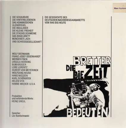 Hörspiel - Bretter die Zeit bedeuten