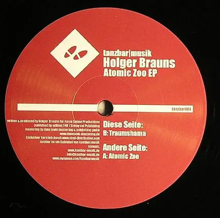 Holger Brauns - Atomic Zoo Ep