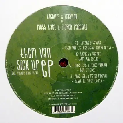Holger Brauns & Tim Wagner vs. Moss Bart & Marco Parenti - Them Van Sick Up EP