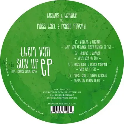 Holger Brauns & Tim Wagner, Moss Bart & - Them Van, Patrick Zigon Rmx