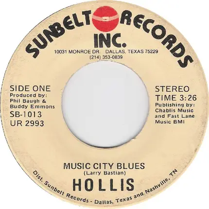 Hollis - Music City Blues