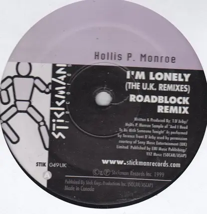 Hollis P. Monroe - I'm Lonely (The U.K. Remixes)