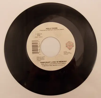 Holly Dunn - Heart Full Of Love / Temporary Loss Of Memory