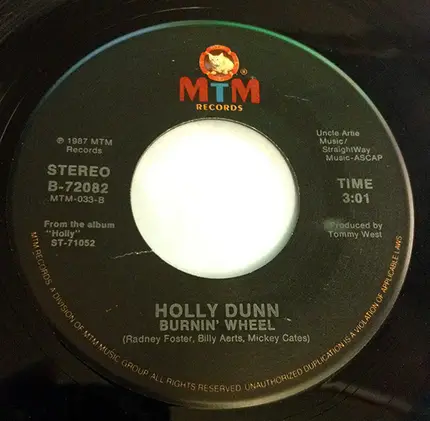 Holly Dunn - Love Someone Like Me / Burnin' Wheel