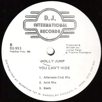 Holly Jump - You Can't Hide
