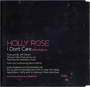 CD Single - Holly Rose - I Don't Care