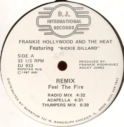 Hollywood And The Heat Featuring Ricky Dillard - Remix Feel The Fire