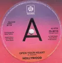7inch Vinyl Single - Hollywood - Open Your Heart - Company sleeve