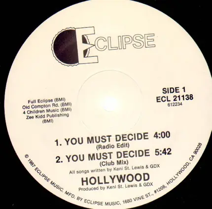 Hollywood - You Must Decide