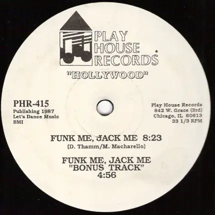 Hollywood - Funk Me, Jack Me