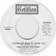 Hollywood Spectrum - I Gotta Get Back To Lovin' You