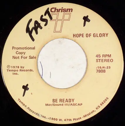 Hope Of Glory - You're Nobody