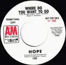 7inch Vinyl Single - Hope - Where Do You Want To Go / Little Things