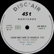 12inch Vinyl Single - Hortense - Laisse Moi Faire La Vaisselle