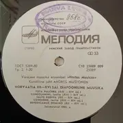 LP - Hortus Musicus - Musica Diaphonica In Croatia Saeculi XI — XIV