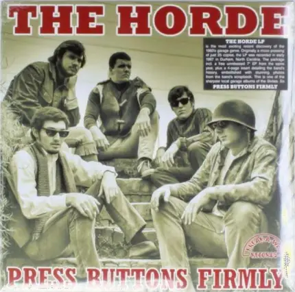 HORDE - PRESS BUTTON.. -LP+7'-