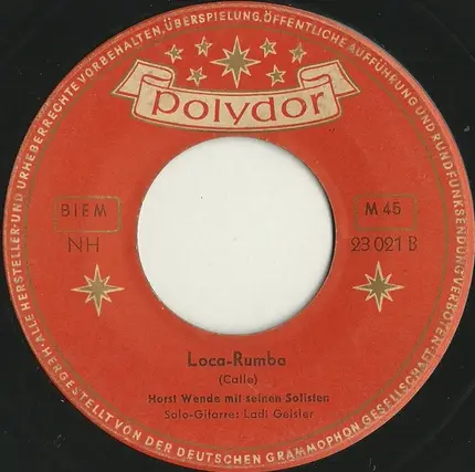Horst Wende Tanz-Solisten , Ladi Geisler - Mexiko-Mambo