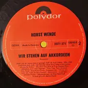 LP - Horst Wende - Wir Stehen Auf Akkordeon
