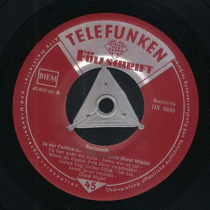 Horst Winter - Barmusik