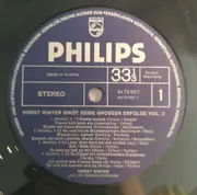 LP - Horst Winter - Horst Winter Singt Seine Grossen Erfolge Vol. 2 - Signed