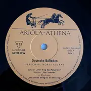 10'' - Horst Caspar - Deutsche Balladen Und Urfaust-Monolog - Mono