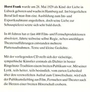 CD - Horst Frank - Lampenfieber