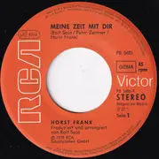 7inch Vinyl Single - Horst Frank - Meine Zeit Mit Dir - Orange labels