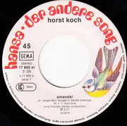 7inch Vinyl Single - Horst Koch - Amanda! / Saal 5 Im Amtsgericht