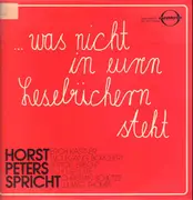 LP - Horst Peters - Was nicht in euren lesebüchern steht