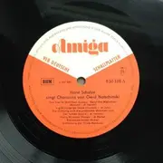 LP - Horst Schulze - Singt Chansons Von Gerd Natschinski