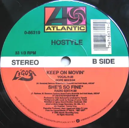 Hostyle - She's So Fine / Keep On Movin'