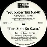 12inch Vinyl Single - Hostyle - Guilty / You Know The Name / This Ain't No Game