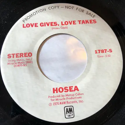 Hosea - Love Gives, Love Takes