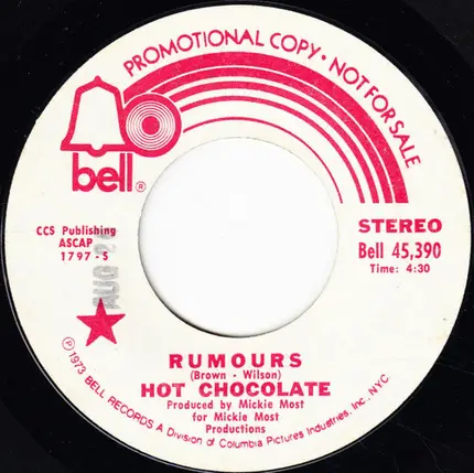 Hot Chocolate - Rumours