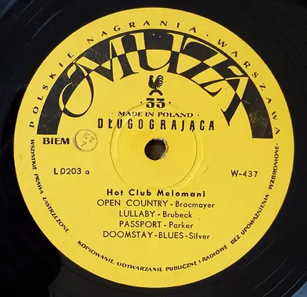 Hot Club 'Melomani' , American Jazz Group - Hot Club Melomani - American Jazz Group