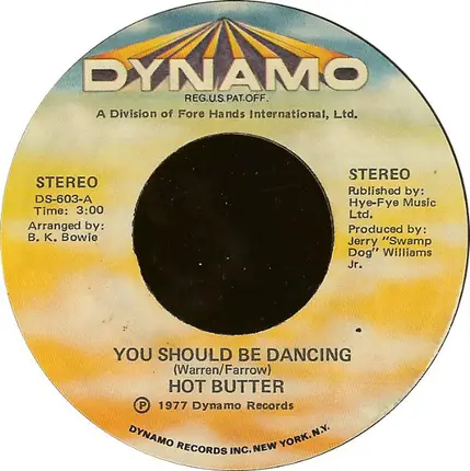 Hot Butter - You Should Be Dancing