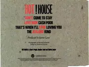 CD Single - Hot House - Don't Come To Stay
