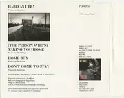 CD Single - Hot House - Hard As I Try