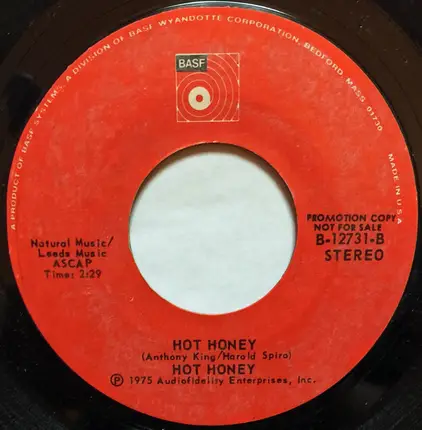 Hot Honey - Beautiful Person/Hot Honey