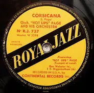Hot Lips Page And His Orchestra - Corsicana / Race Horse Mama Blues
