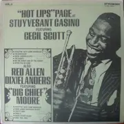 LP - Hot Lips Page Featuring Cecil Scott Also Red Allen Dixielanders Featuring 'Big Chief' Russell Moore - At Stuyvesant Casino