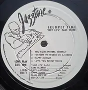 10'' - 'Hot Lips' Page Sextet / Buck Clayton With His All-Stars - Trumpet Time