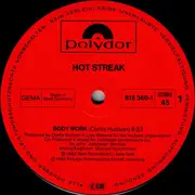 12inch Vinyl Single - Hot Streak - Body Work