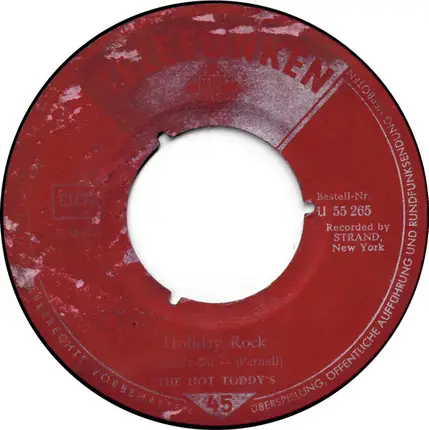 Hot-Toddys - Holiday Rock (Nan-Je-Di) / Hoe-Down