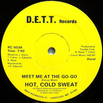 Hot, Cold Sweat - Meet Me At The Go-Go