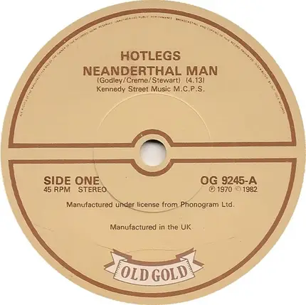Hotlegs / Herd - Neanderthal Man / I Don't Want Our Lovin' To Die