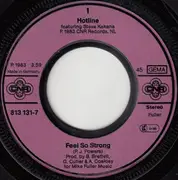 7inch Vinyl Single - Hotline With P.J. Powers & Steve Kekana - Feel So Strong