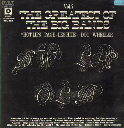 Oran 'Hot Lips' Page, Les Hite 'Doc' Wheeler - The Greatest of the Big Bands - Vol. 7