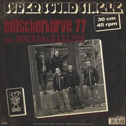 HOUNDS & HARLOTS/EMSCHERKURVE 77 - SPLIT